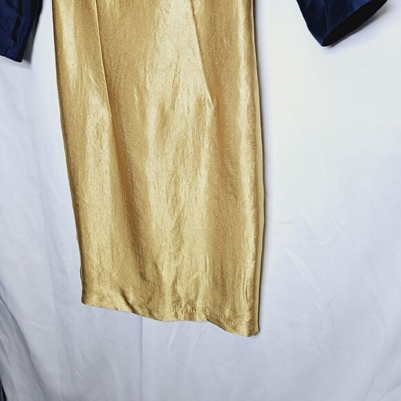 Adriana Papell Occasions Cocktail Evening Wedding Party Silk Dress Shrug Sz 6 - Picture 6 of 16